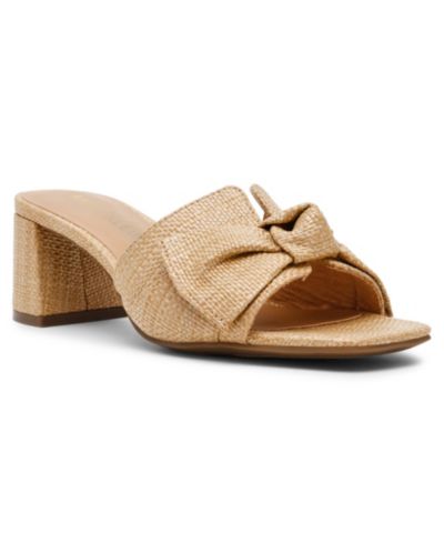 Женские сандалии Anne Klein Kizmet Knot Block Heel Dress