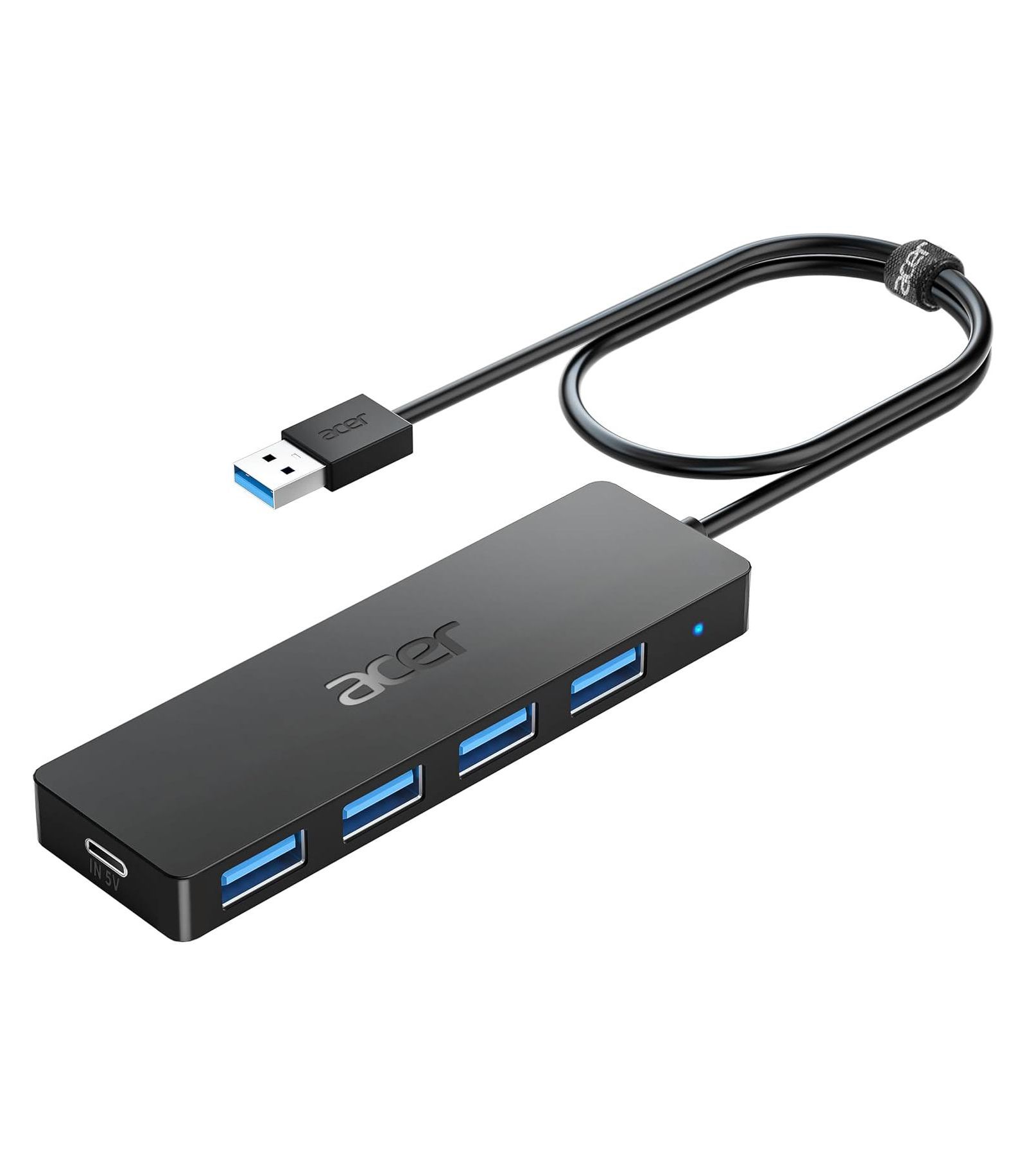 Acer 4-Port USB 3.0 Powered Hub for PC/Mac