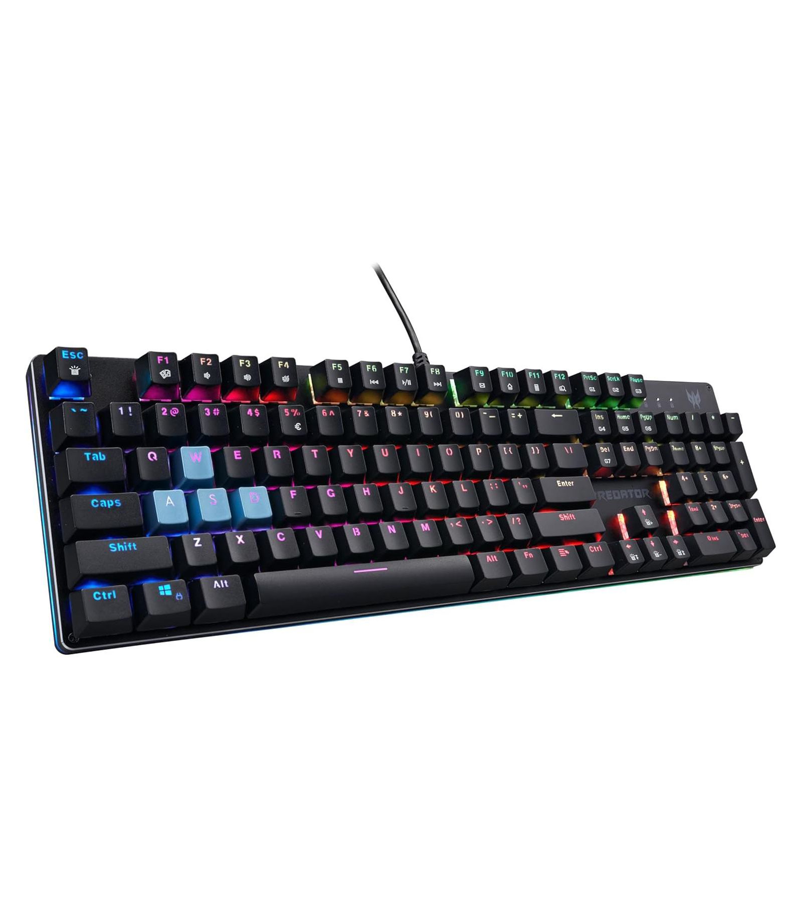 Проводная игровая клавиатура Acer Predator Aethon 303 с механическими переключателями Kailh Blue и RGB
