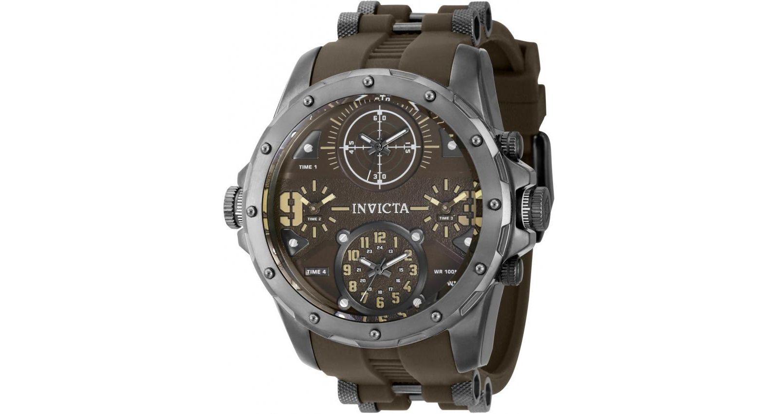 Invicta Men's 39357 Coalition Forces Quartz Chronograph Brown Dial Watch
