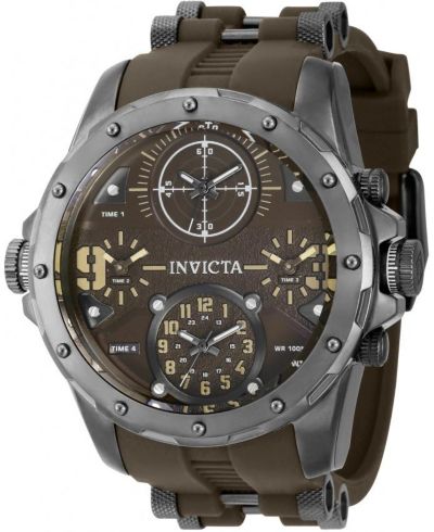 Invicta Men's 39357 Coalition Forces Quartz Chronograph Brown Dial Watch