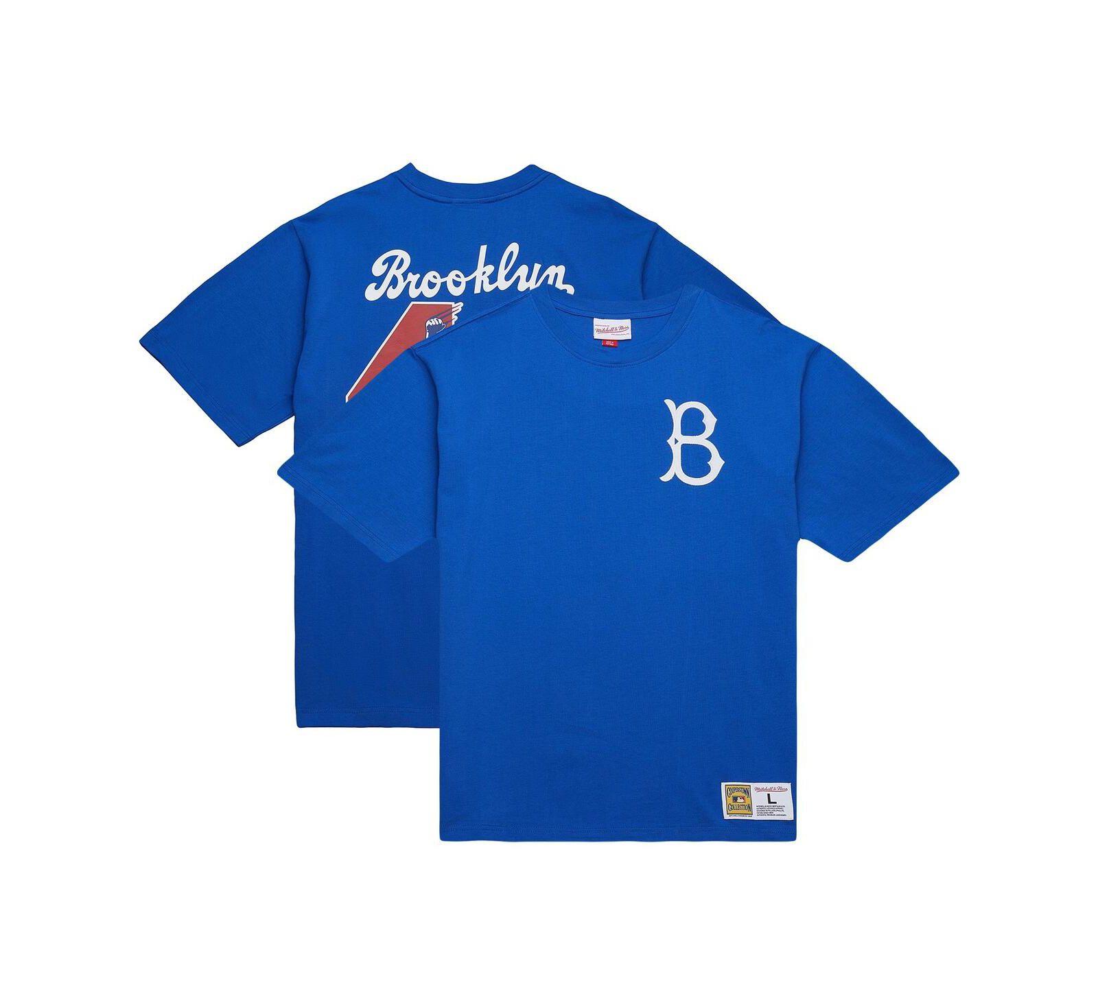 Mitchell & Ness Men's Jackie Robinson Royal Brooklyn Dodgers Legends Collection Vintage Logo T-Shirt