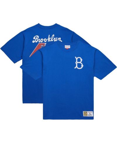 Mitchell & Ness Мужская винтажная футболка Jackie Robinson Brooklyn Dodgers Legends Collection в цвете Royal