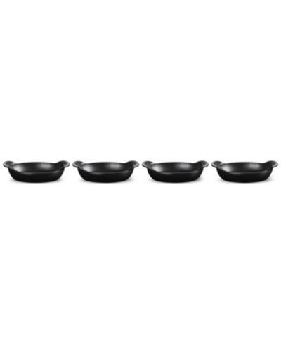 Le Creuset Enameled Cast Iron Mini Oval Bakers, набор из 4 шт