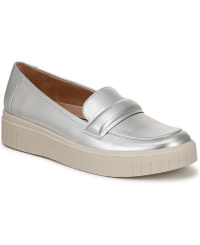 Silver Faux Leather
