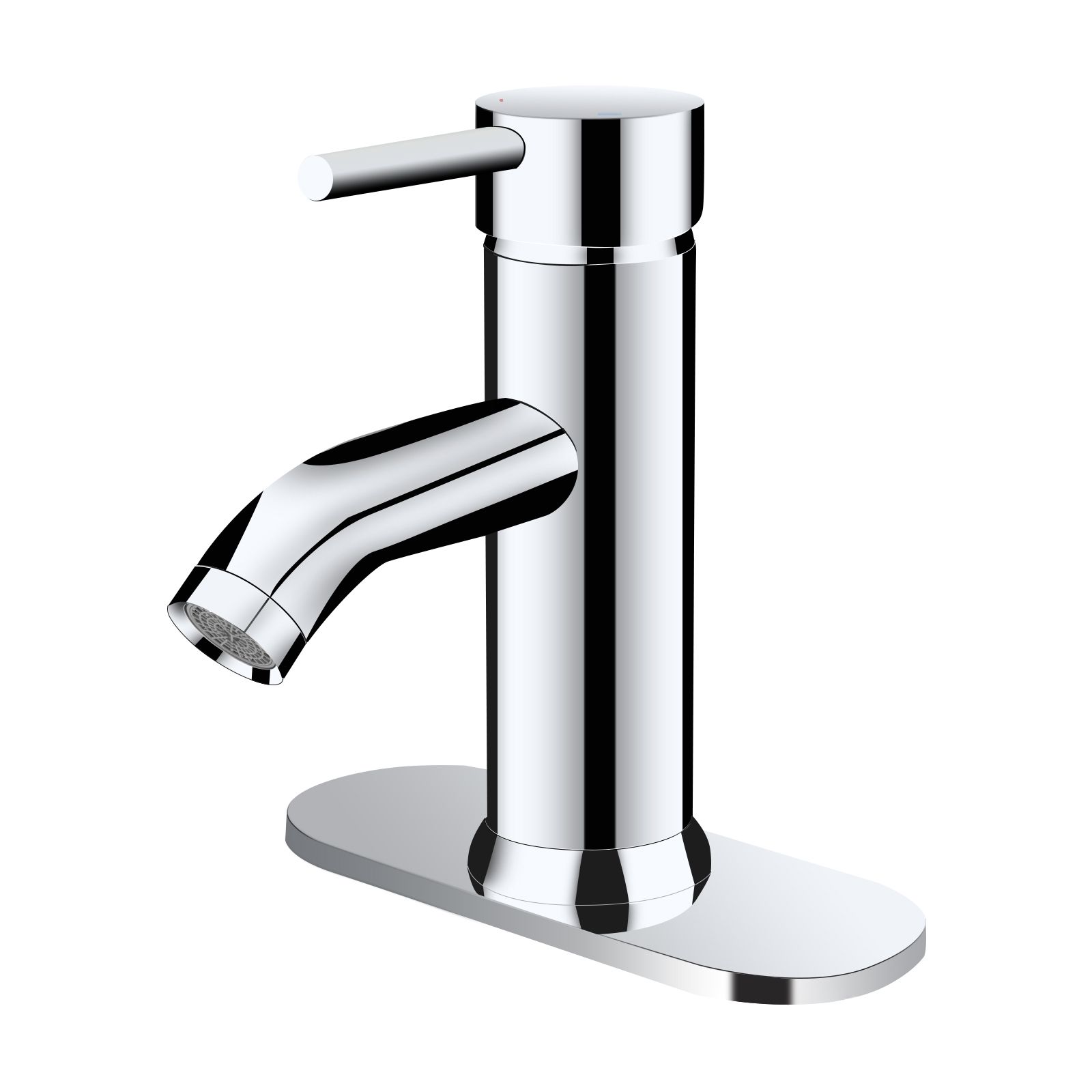 Greenspring 8-inch Single Hole Single-Handle Bathroom Faucet With Pop Up Drain in Polished Chrome