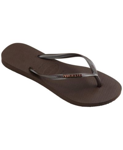 Сандалии Havaianas Women's Slim Logo Metallic Round Toe