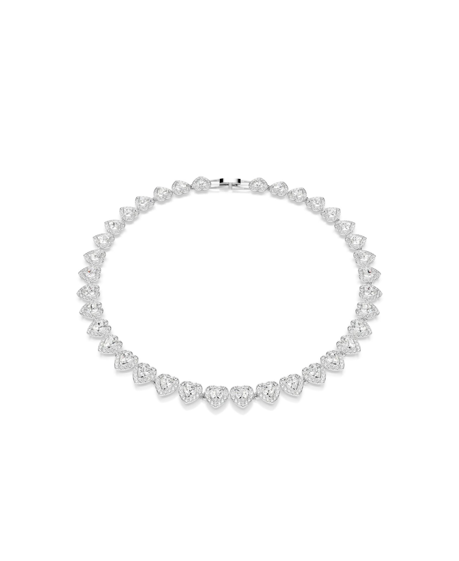Колье Swarovski Ariana Grande x Swarovski® Mixed Cuts Heart White Rhodium Plated Tennis