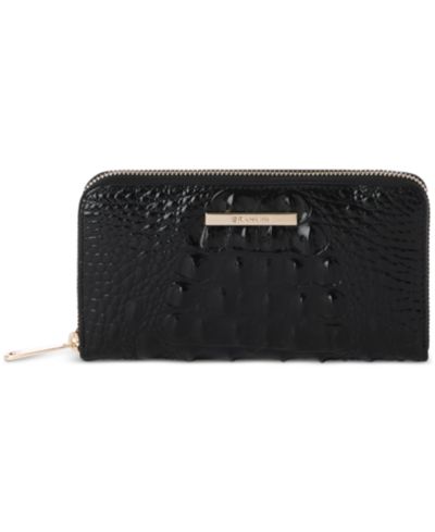 Brahmin кожаный кошелек Suri Melbourne на молнии