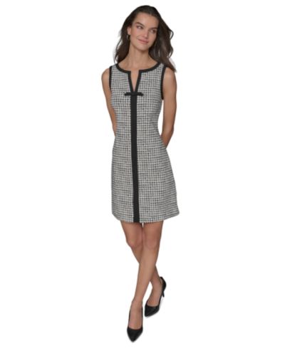 Женское платье KARL LAGERFELD PARIS Millenium Jacquard Contrast-Frame
