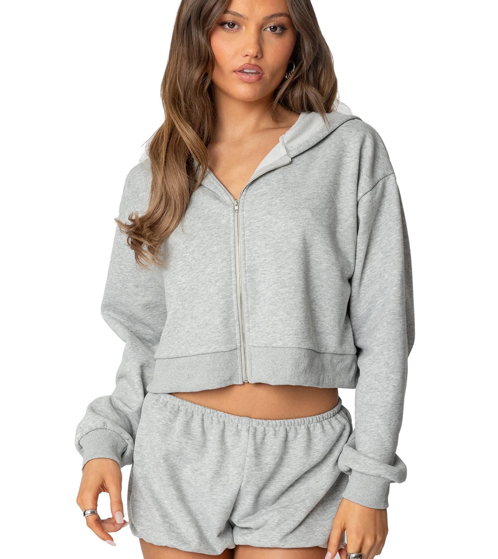 Edikted Women's Robina Zip Up Hoodie