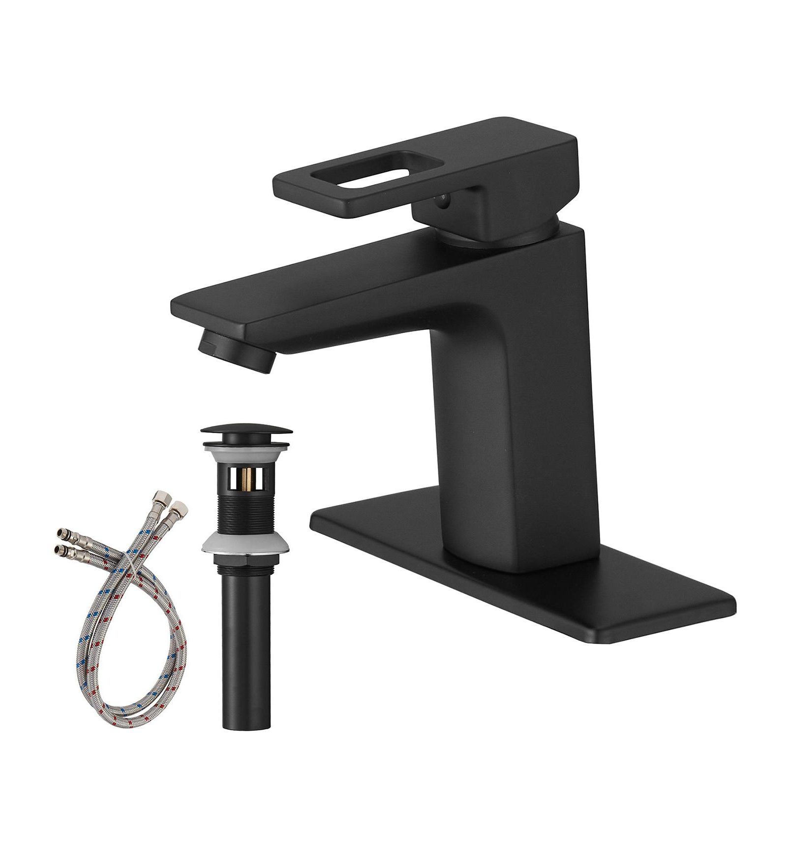 Greenspring 8 in. Waterfall Widespread 2-Handle Bathroom Faucet With Pop-up Drain Assembly in Spot Resist Brushed Nickel