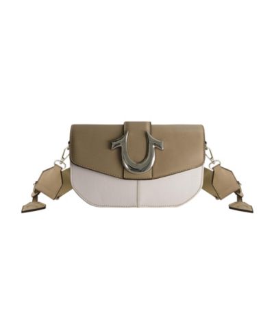 Сумка через плечо True Religion Licensed Denim Saddle с логотипом Horseshoe