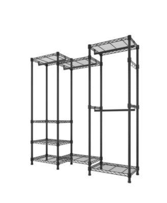 Slickblue Wire Garment Rack for Easy Clothing Storage and Organization