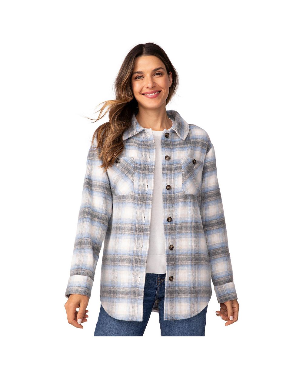 Free Country Women's Plaid Shacket