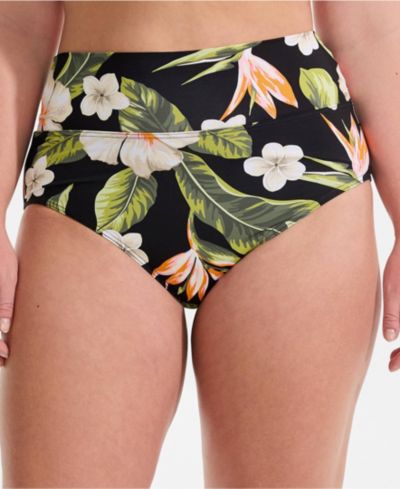Hibiscus floral/black