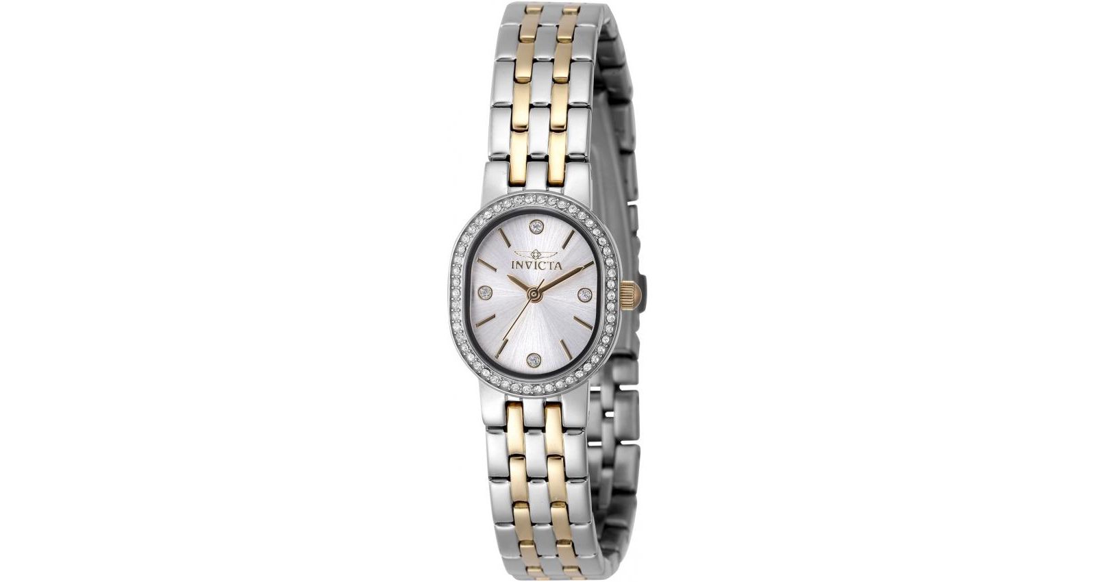 Женские наручные часы Invicta 48136 Angel, кварцевые, трехстрелочные, циферблат серебристого цвета