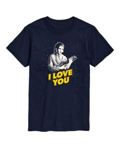 AIRWAVES Мужская футболка с коротким рукавом Star Wars I Love You