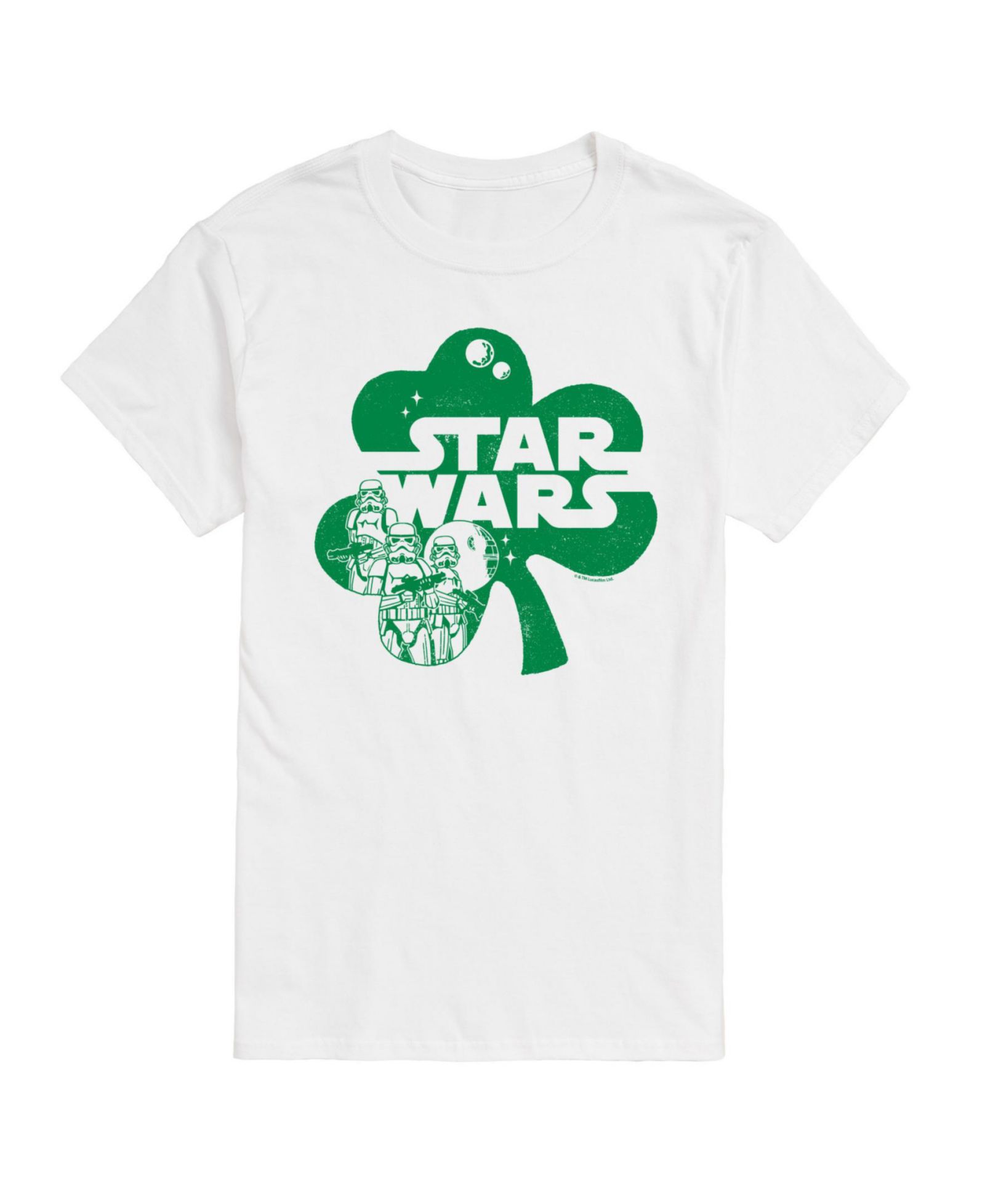 AIRWAVES Men's Star Wars St. Patricks Day Short-Sleeve T-Shirt