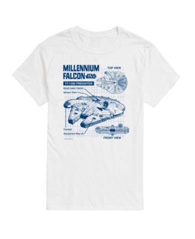 Мужская футболка AIRWAVES Star Wars Millennium Falcon с коротким рукавом