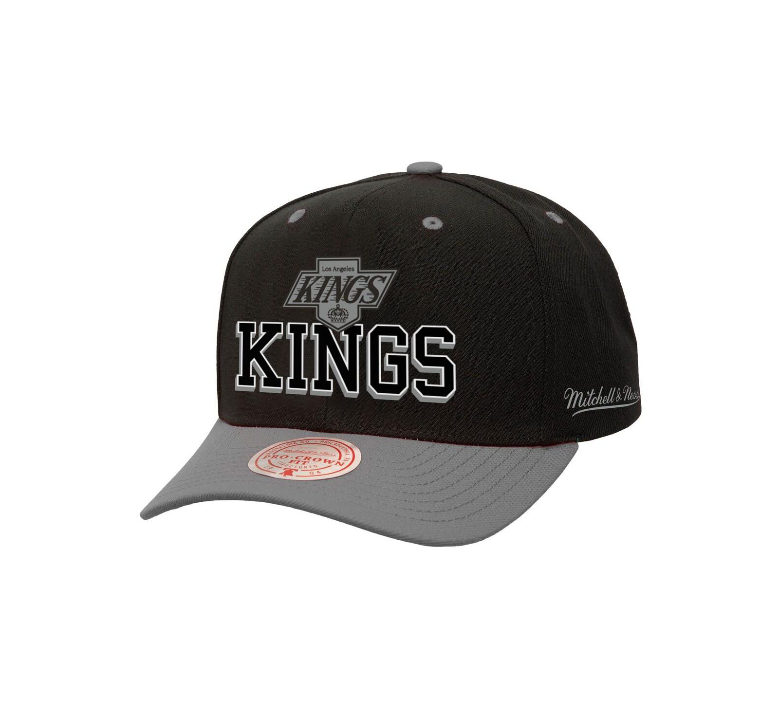 Mitchell & Ness Мужская кепка Los Angeles Kings, двухцветная исполнение Black/Silver