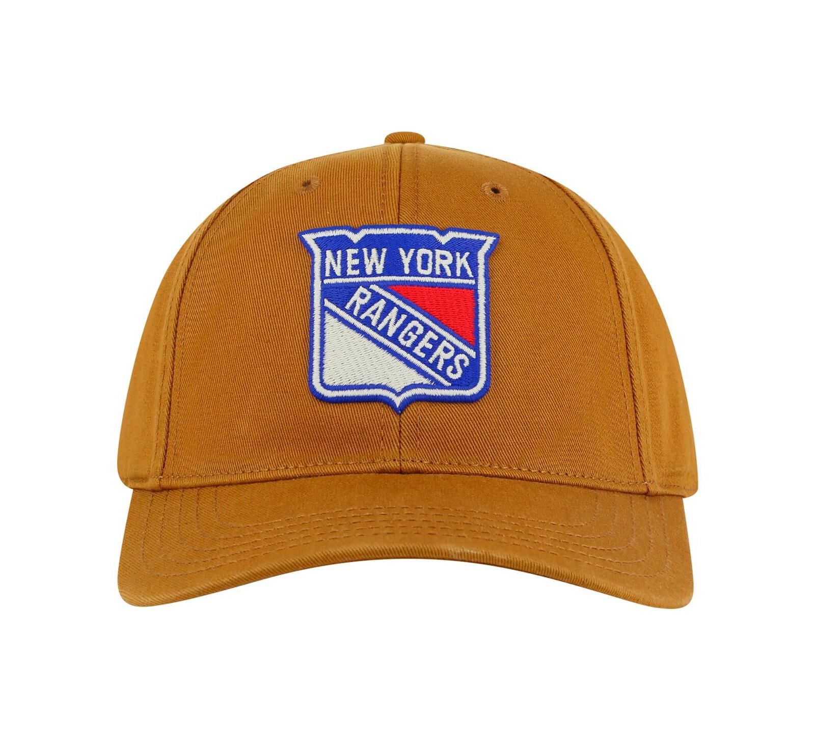 Кепка American Needle Men's Tan New York Rangers Hepcat Washed Twill