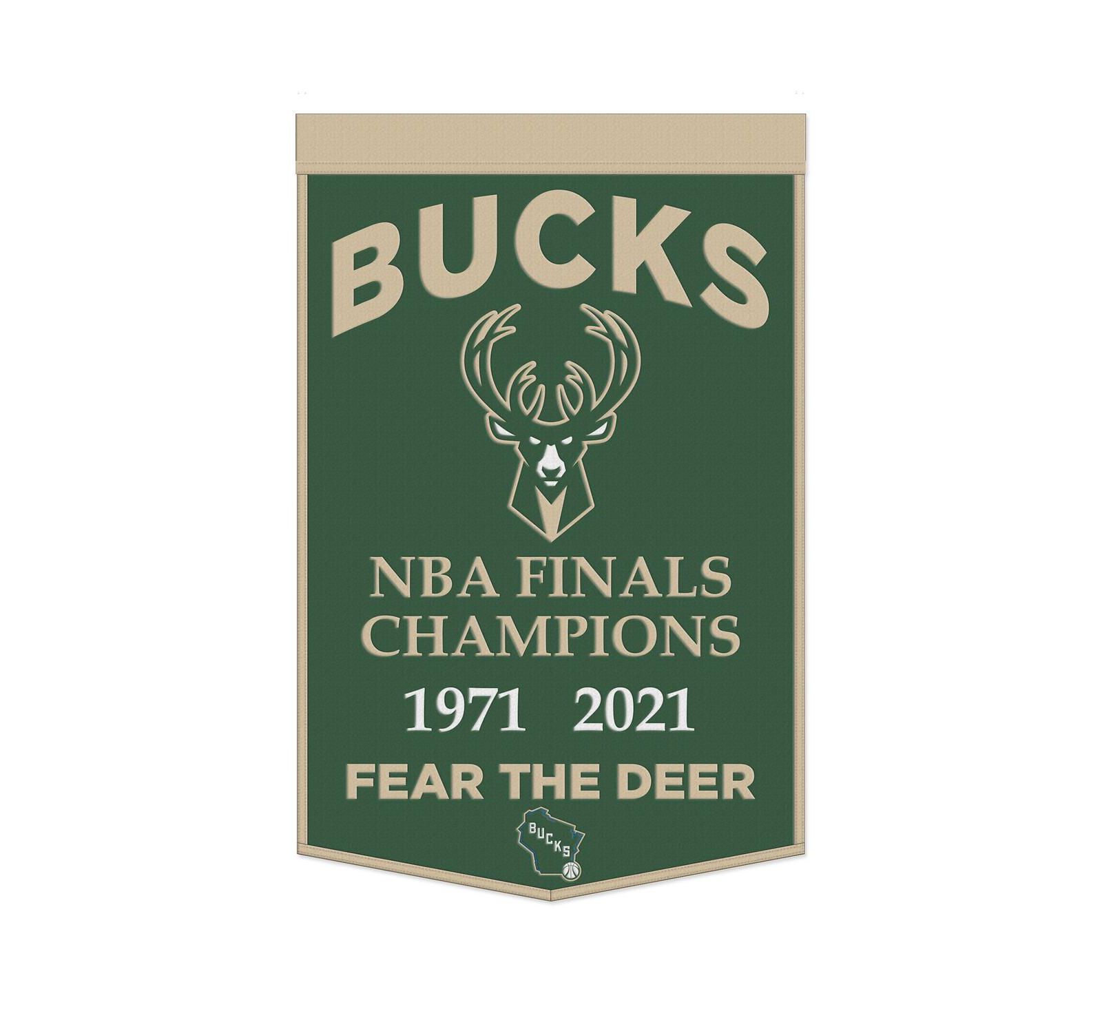 Баннер Wincraft Milwaukee Bucks Championship, 24" x 38"