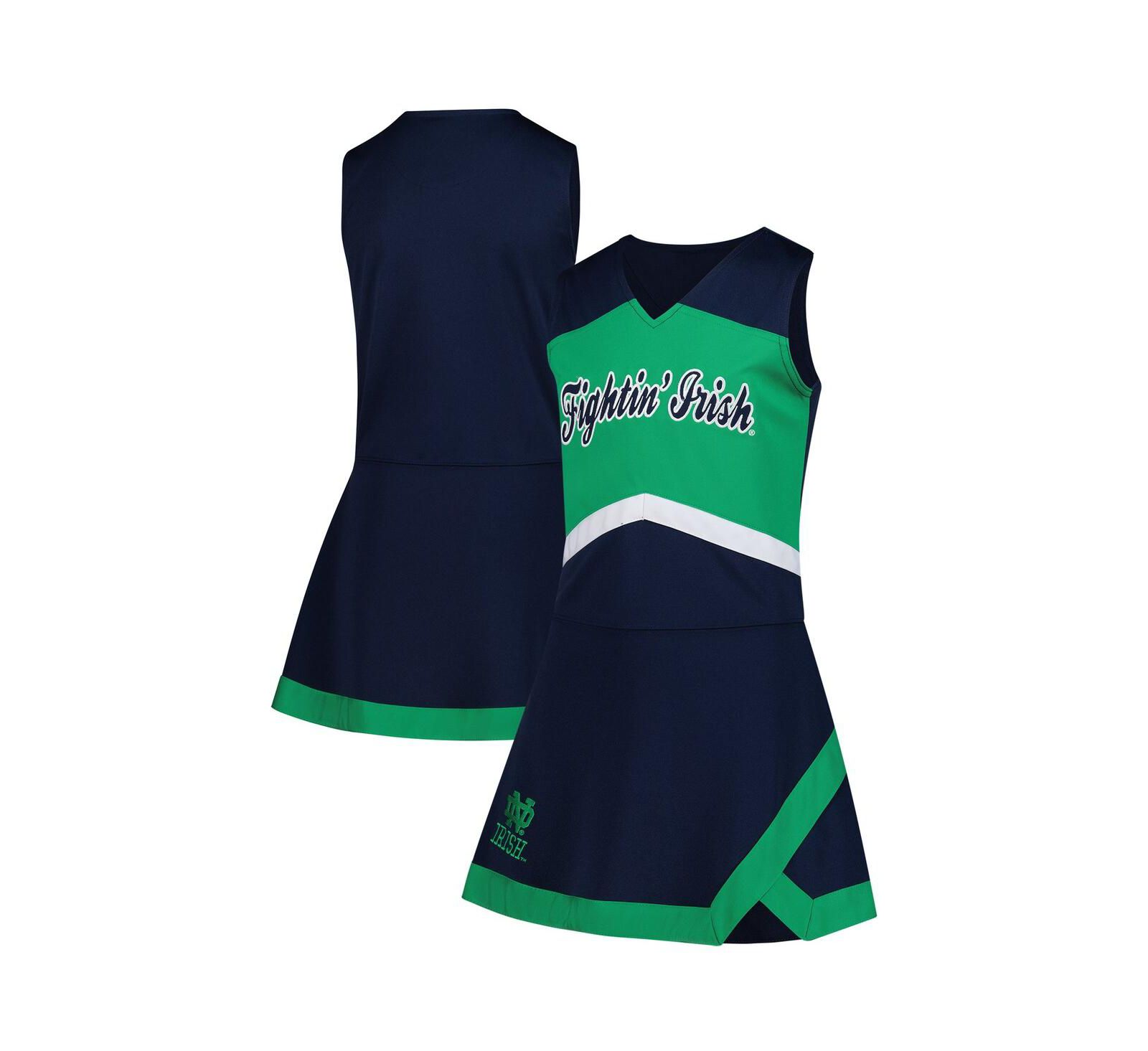 Детское платье Outerstuff Big Girls Navy Notre Dame Fighting Irish Cheer Captain Jumper Dress