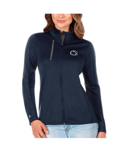 Женская куртка Antigua Navy/Graphite Penn State Nittany Lions Generation Full-Zip