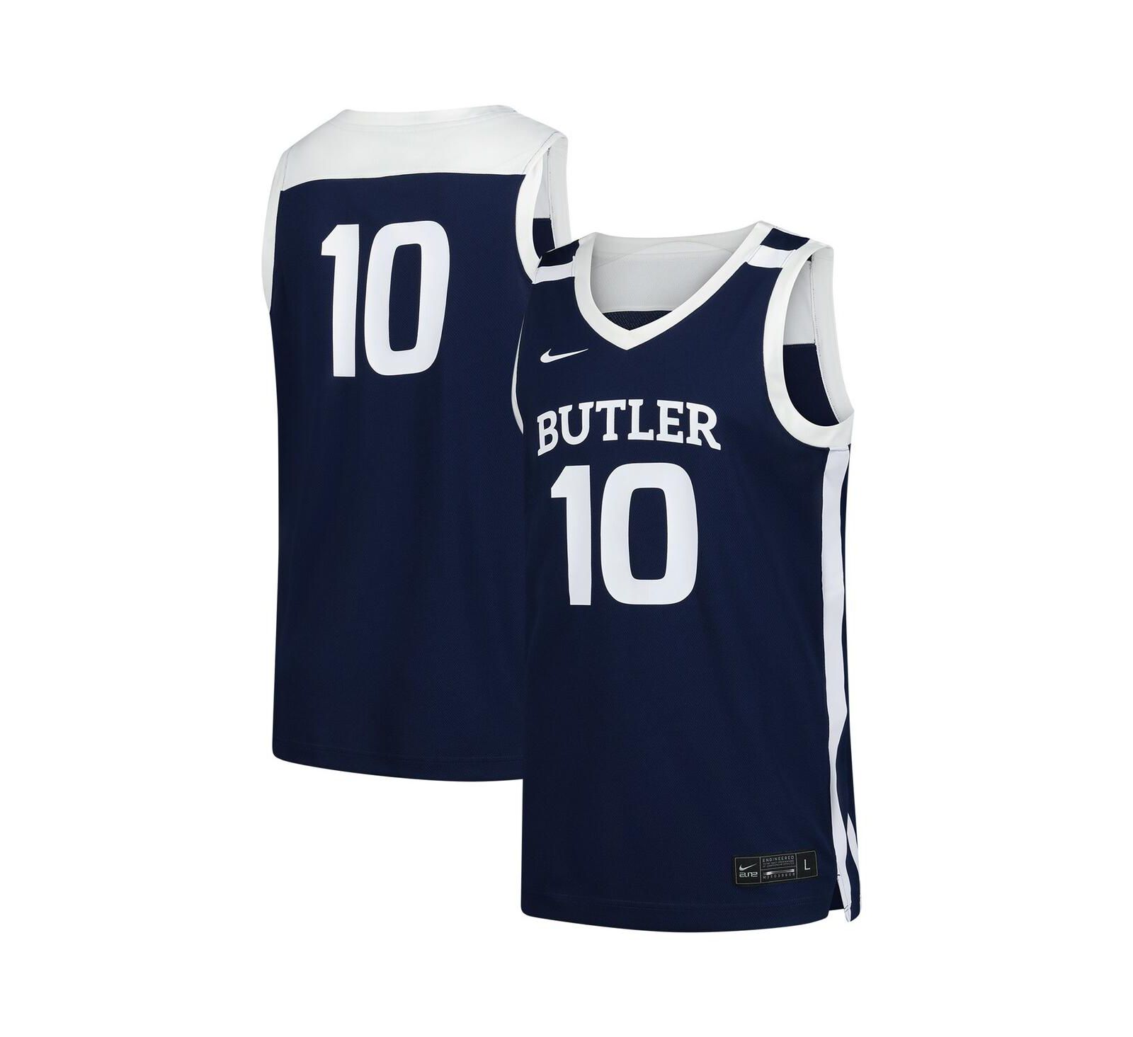 Мужская баскетбольная джерси Nike Butler Bulldogs Replica 10 Navy