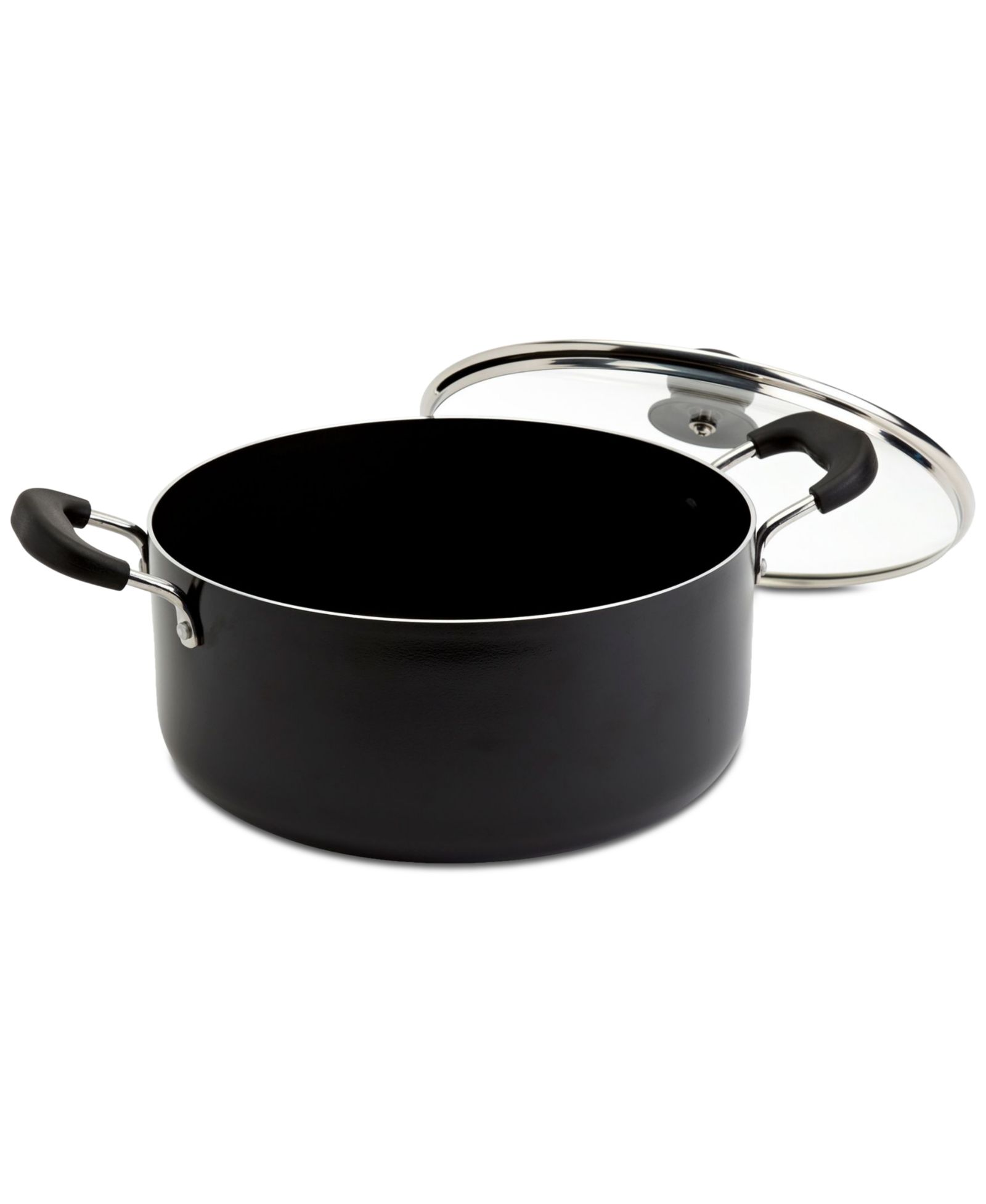 INFUSE алюминиевая сковорода с крышкой, 8-Qt. Nonstick Family Cooker & Lid