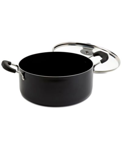 INFUSE алюминиевая сковорода с крышкой, 8-Qt. Nonstick Family Cooker & Lid