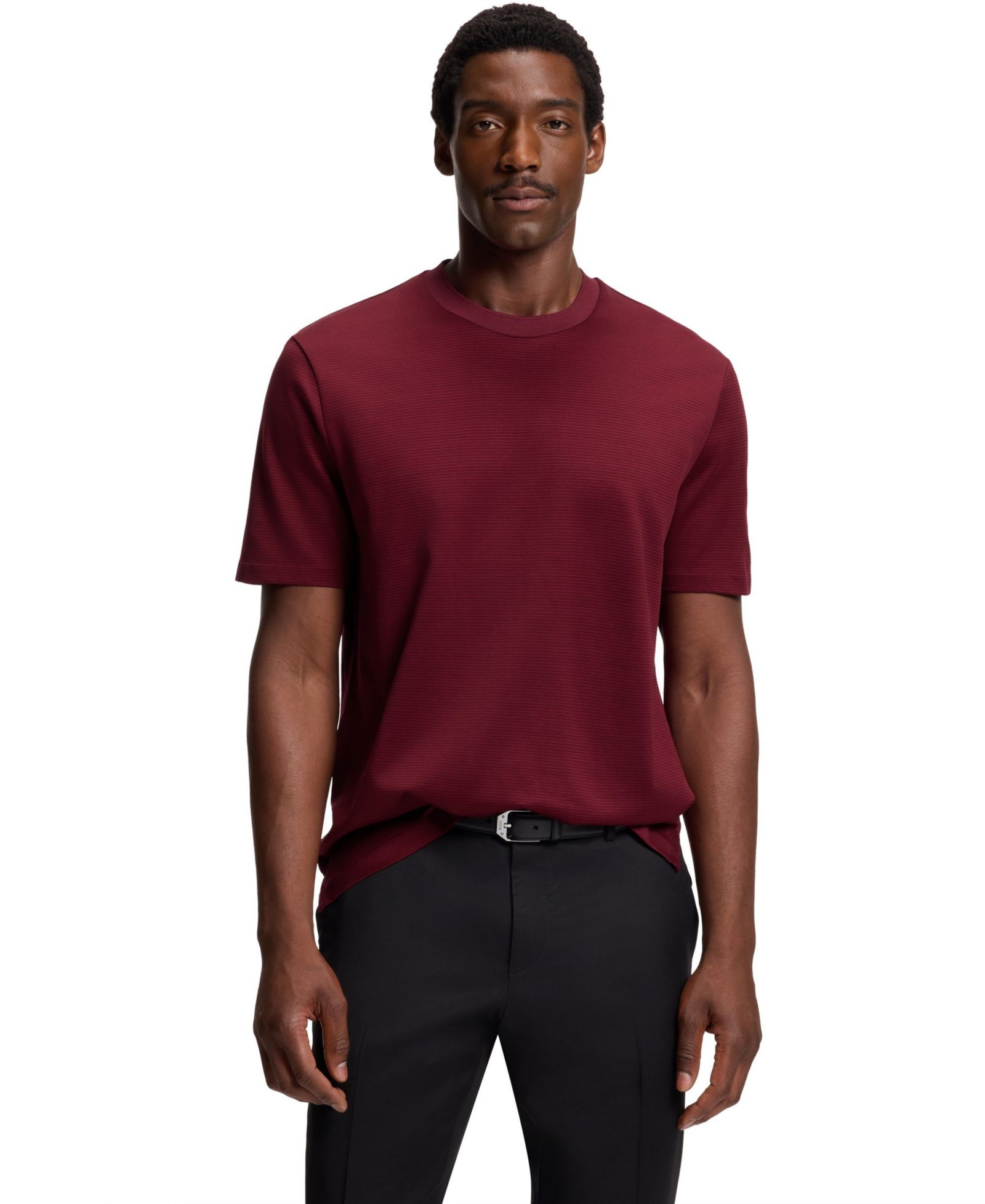 Мужская футболка Hugo Boss BOSS Mercerised-Cotton