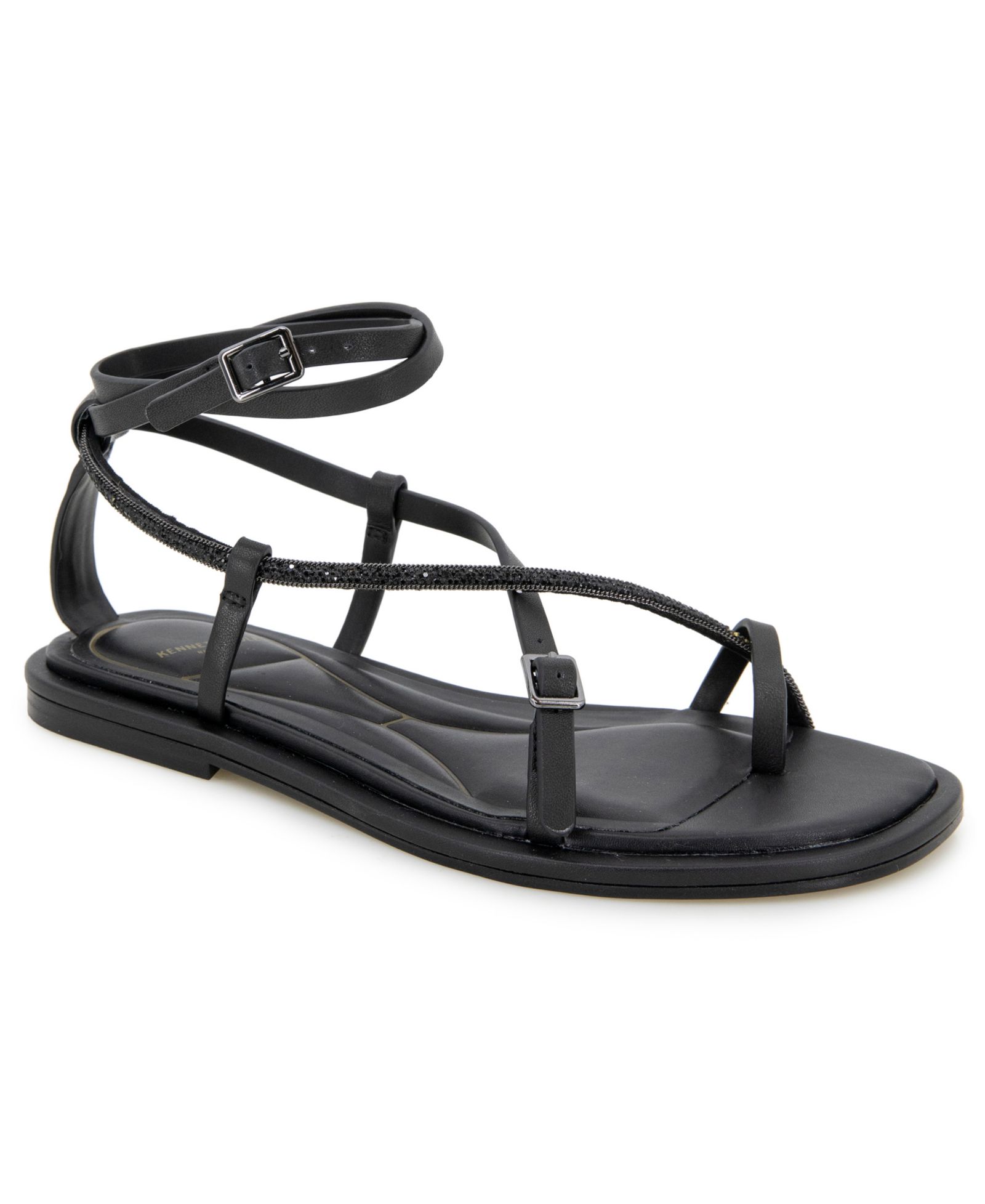 Kenneth Cole New York Женские Paros Jewel Square Toe Flat Sandals