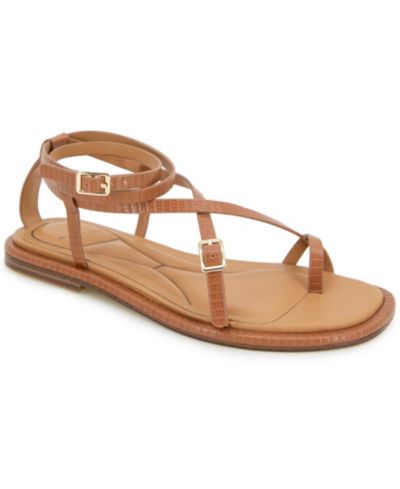 Kenneth Cole New York Женские сандалии на плоской подошве Paros Square Toe