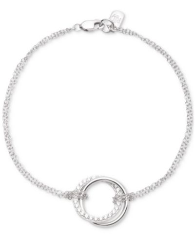 Браслет Lauren Ralph Lauren из стерлингового серебра с цирконием