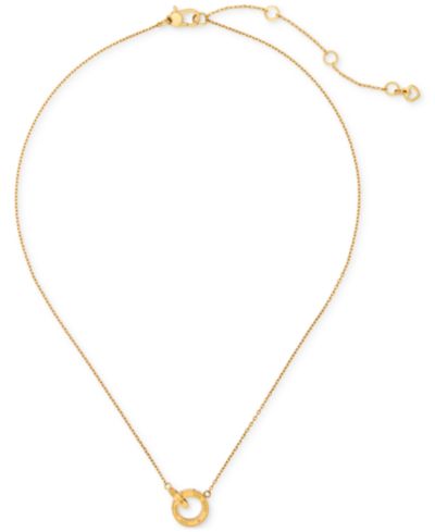 Подвеска Kate Spade New York Set In Stone Interlink 16" + 3" extender