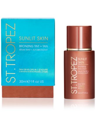St. Tropez Sunlit Skin Bronzing Tint + Tan, 1 oz.