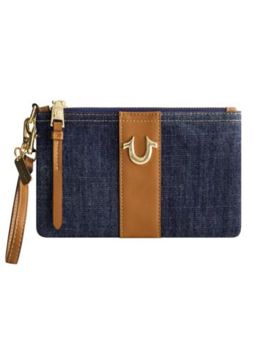 Клатч True Religion Horseshoe Denim Wristlet Pouch
