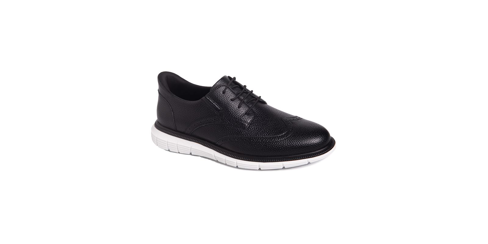 Мужские кожаные туфли Marc Joseph New York Hill Street Hands-Free Slip On Technology Wingtip Oxfords