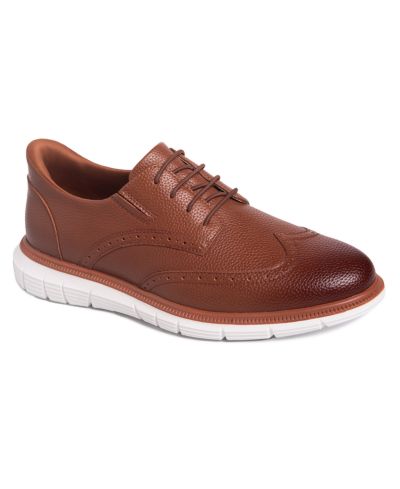 Cognac grainy leather