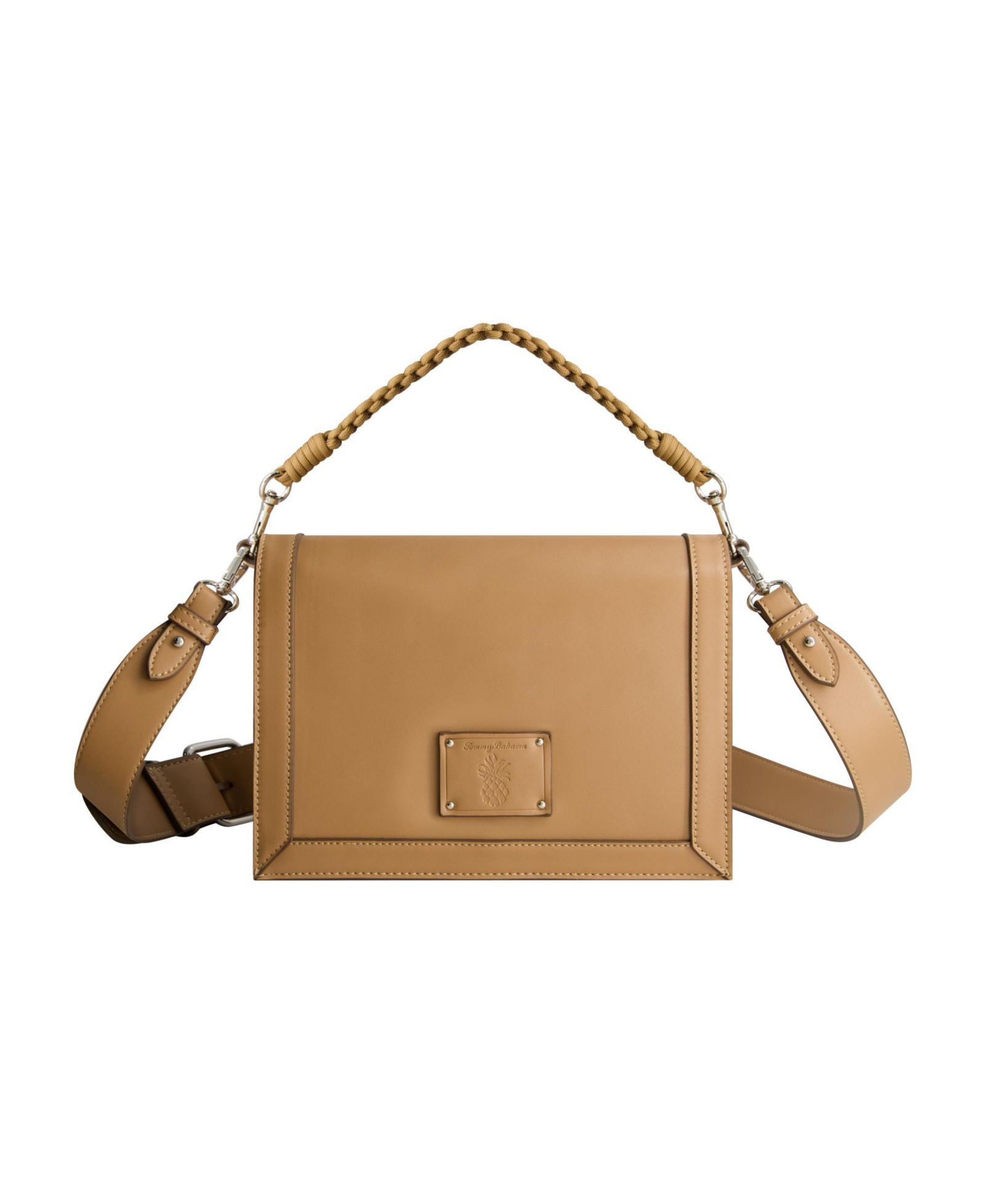 Tommy Bahama Debossed Logo Flat Messenger Bag