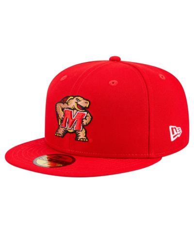 New Era Мужская кепка 59FIFTY Maryland Terrapins красная