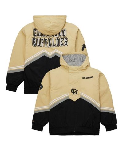 Мужская ветровка Mitchell & Ness Gold/Black Colorado Buffaloes Throw It Back Retro Full-Zip