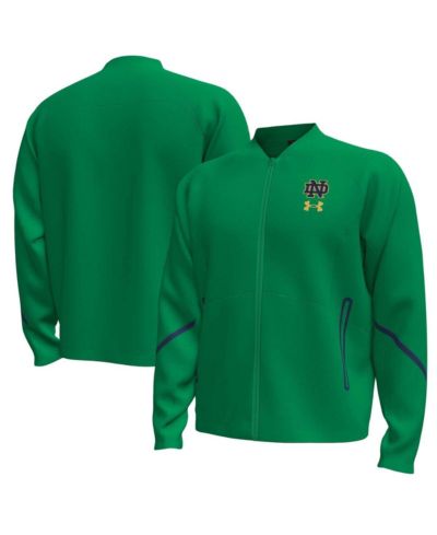 Under Armour мужская зеленая бомбер-куртка Notre Dame Fighting Irish Unstoppable Full-Zip