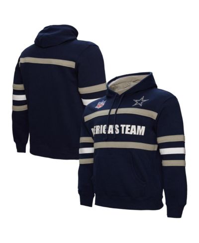 Мужское худи Mitchell & Ness Navy Dallas Cowboys America's Team Head Coach Pullover