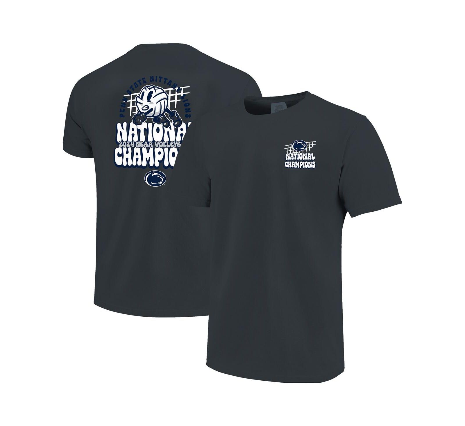 Мужская футболка Image One Denim Penn State Nittany Lions 2024 NCAA Women's Volleyball National Champions Dig Comfort Colors