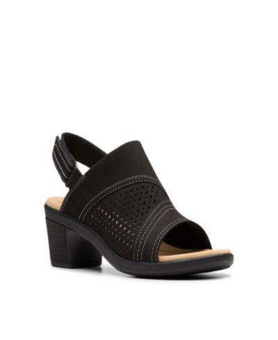 Clarks Collection Emily2 Mist Block Heel Sandals