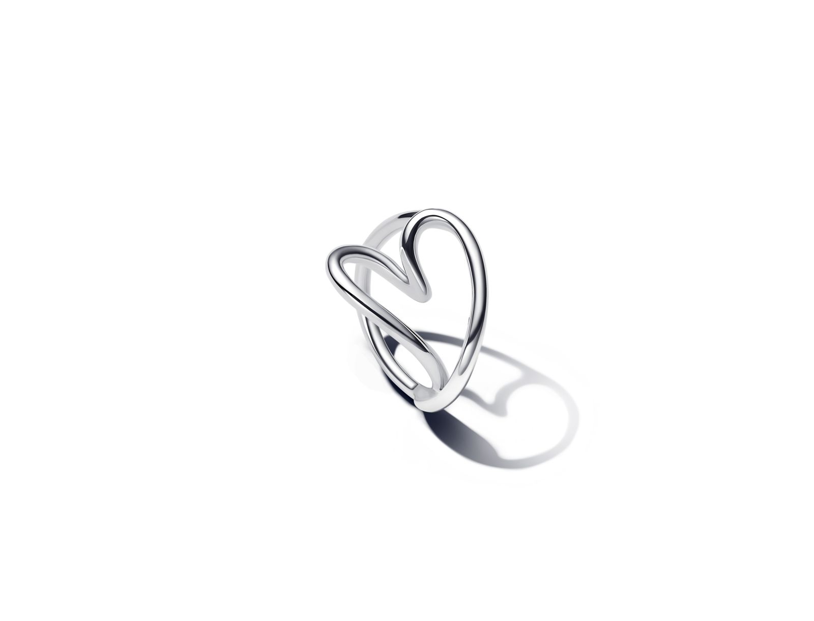 Кольцо Pandora Sterling Silver Heart Shaped