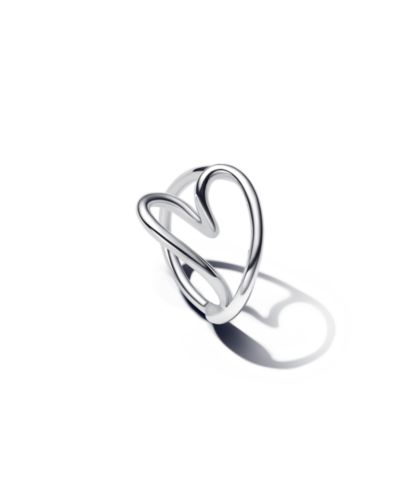 Кольцо Pandora Sterling Silver Heart Shaped